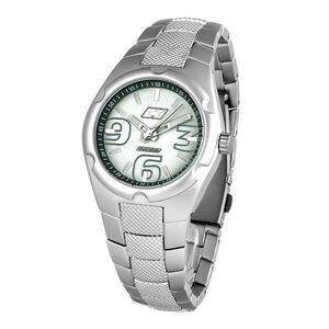 Chronotech Silver Polycarbonate Dress Men's Watch